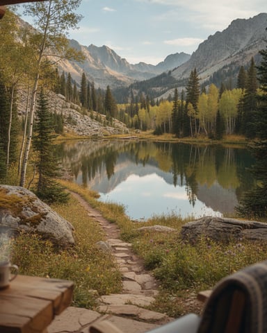 Alpine lakes and trails